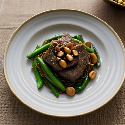 Stir-Fry Beef & Snow Peas recipe image