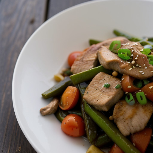 Stir Fry Chicken With Tomatoes recipe image