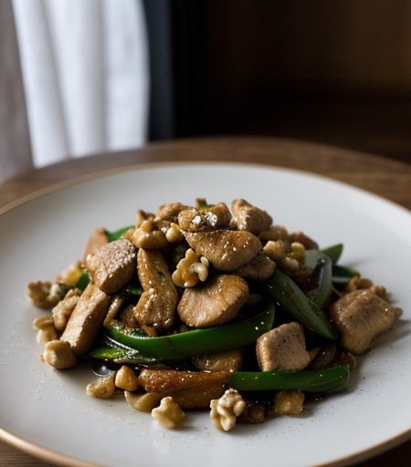 Stir-Fry Chicken With Walnuts recipe image