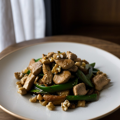 Stir-Fry Chicken With Walnuts recipe image
