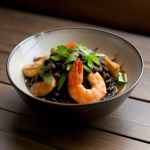 Stir-Fry Prawns in Black Bean Sauce recipe image