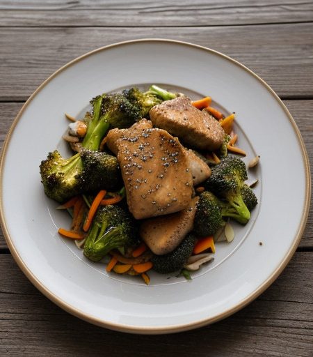 Stir Fry of Broccoli & Chicken recipe image