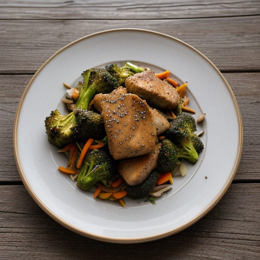 Stir Fry of Broccoli & Chicken recipe image