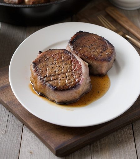 Stove-Top BBQ Pork Chops recipe image