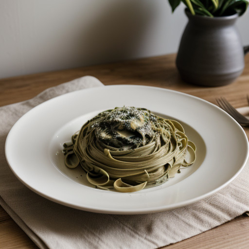 Straw & Hay Fettuccine recipe image