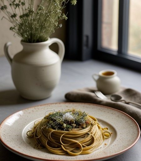 Straw & Hay Pasta recipe image