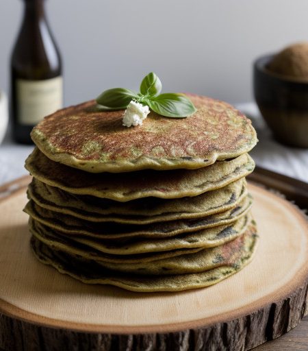 Straw Potato Pancakes With Goat Cheese - Country Cooking recipe image