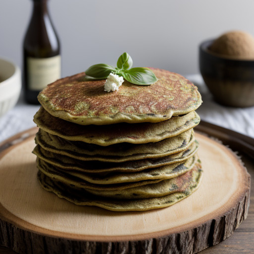 Straw Potato Pancakes With Goat Cheese - Country Cooking recipe image