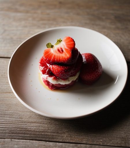 Strawberries Cardinal recipe image