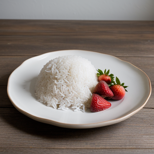 Strawberries & Rice recipe image