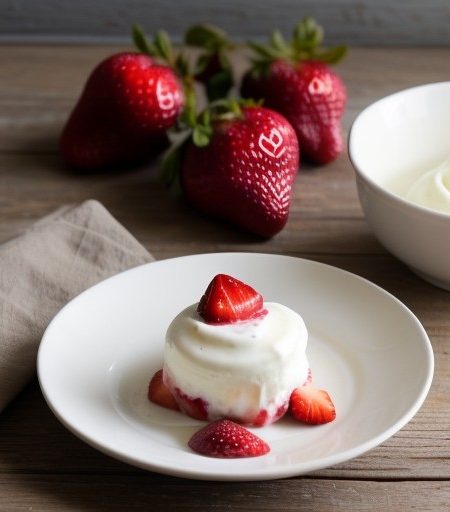 Strawberries Romanoff recipe image