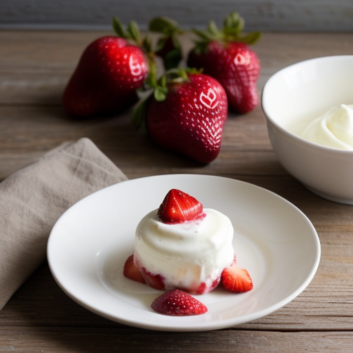 Strawberries Romanoff recipe image