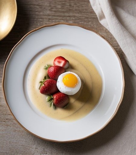 Strawberries With Champagne Sabayon recipe image