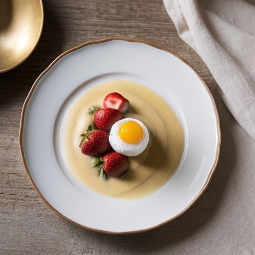 Strawberries With Champagne Sabayon recipe image