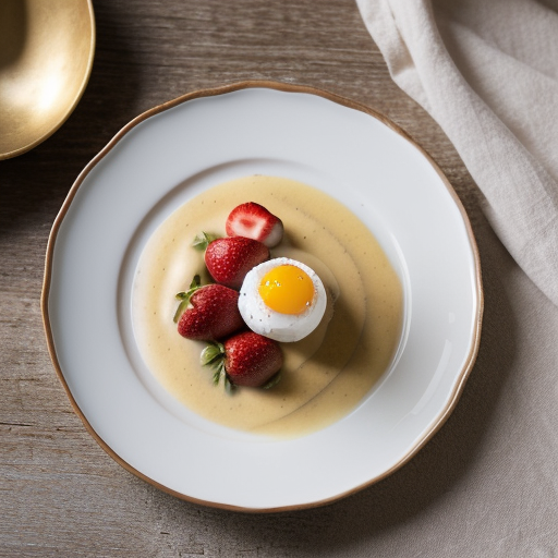 Strawberries With Champagne Sabayon recipe image