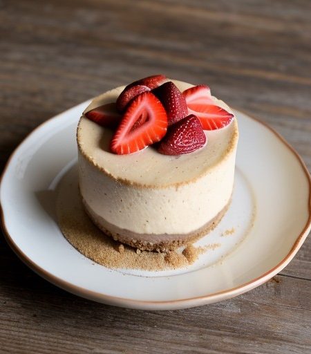 Strawberry Amaretto Cheesecake recipe image