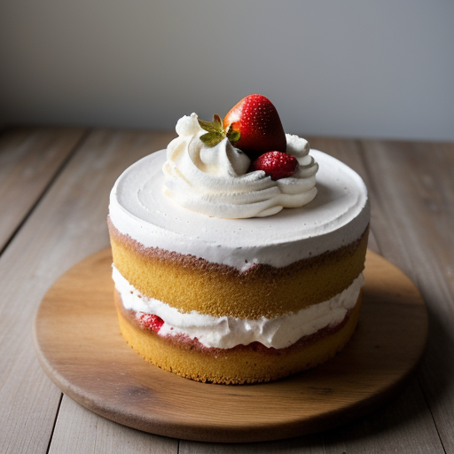 Strawberry Angel Food Cake recipe image
