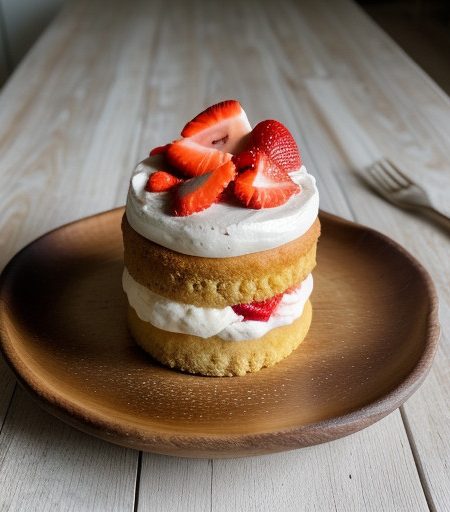 Strawberry Angel Shortcake recipe image