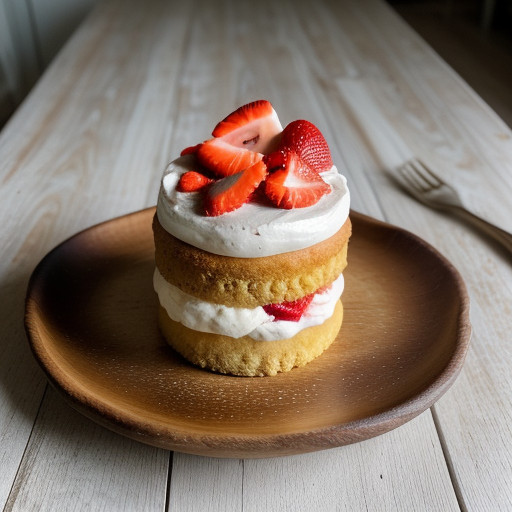 Strawberry Angel Shortcake recipe image