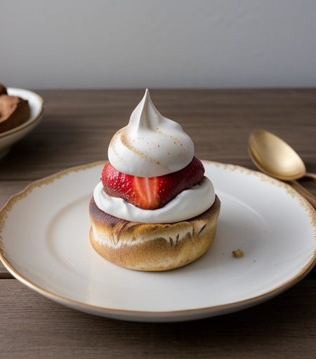 Strawberry Baked Alaska recipe image