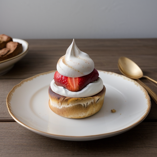 Strawberry Baked Alaska recipe image