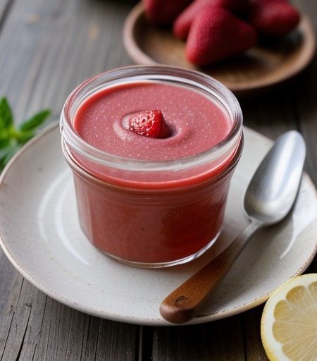 Strawberry Balm Syrup recipe image
