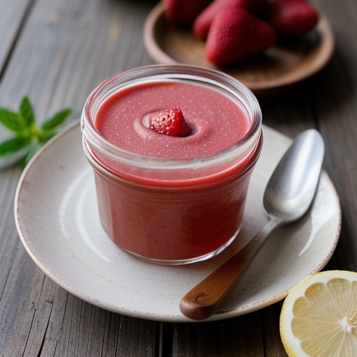 Strawberry Balm Syrup recipe image