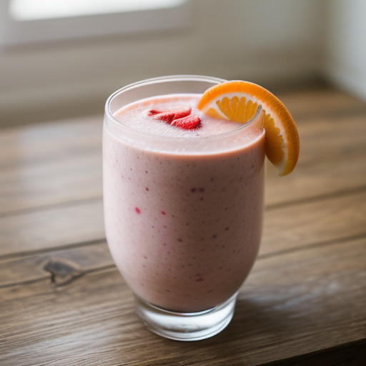 Strawberry Banana Breakfast Shake recipe image