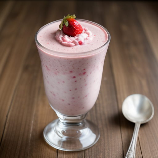 Strawberry Banana Yogurt Shake recipe image