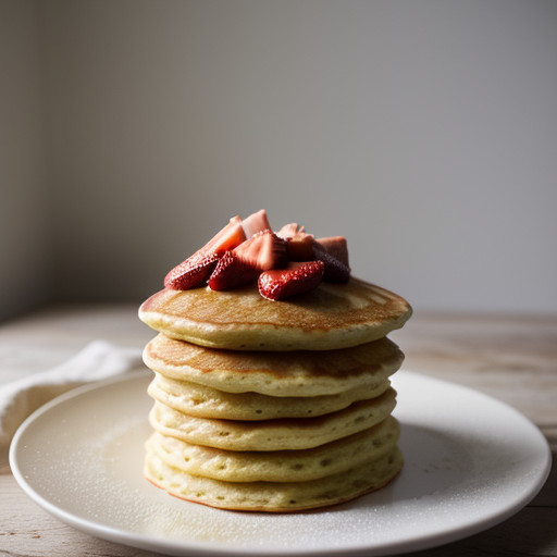 Strawberry Buttermilk Pancakes recipe image