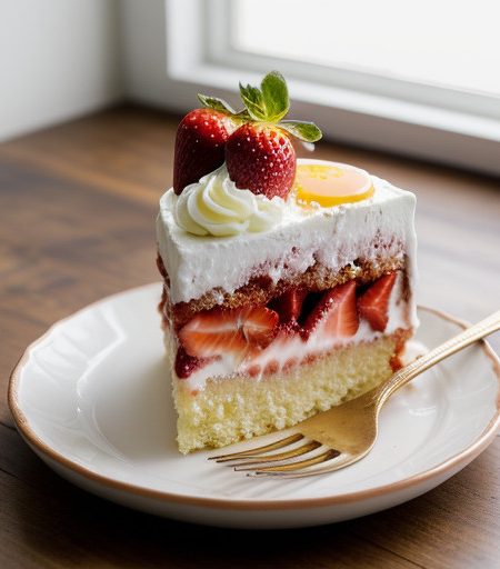 Strawberry Cake Lee Bailey recipe image