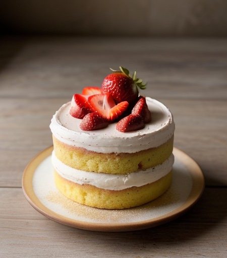 Strawberry Cake Roll recipe image