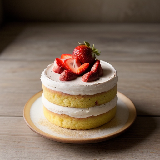 Strawberry Cake Roll recipe image
