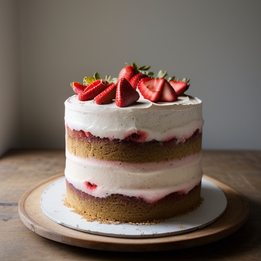 Strawberry Cake Supreme recipe image