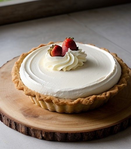 Strawberry Chiffon Pie recipe image