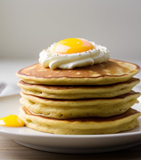 Strawberry-Corn Pancakes recipe image