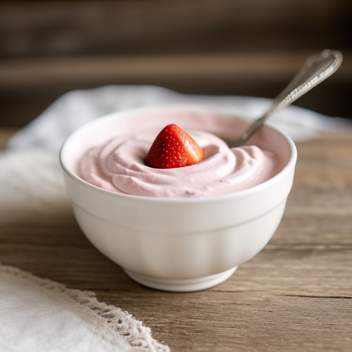 Strawberry Cream Dip for Fruit recipe image