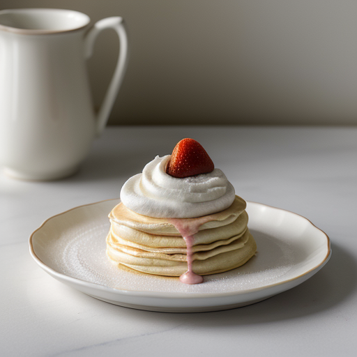 Strawberry Cream Filled Crepes (Paulette Valo recipe image