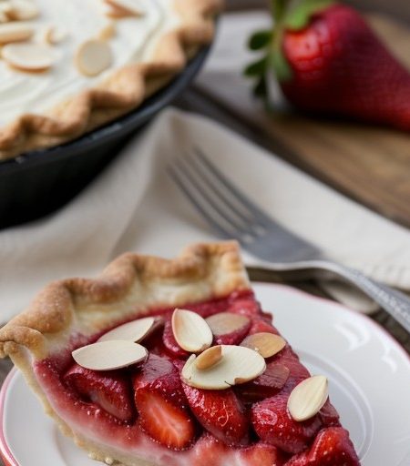 Strawberry Cream Pie recipe image