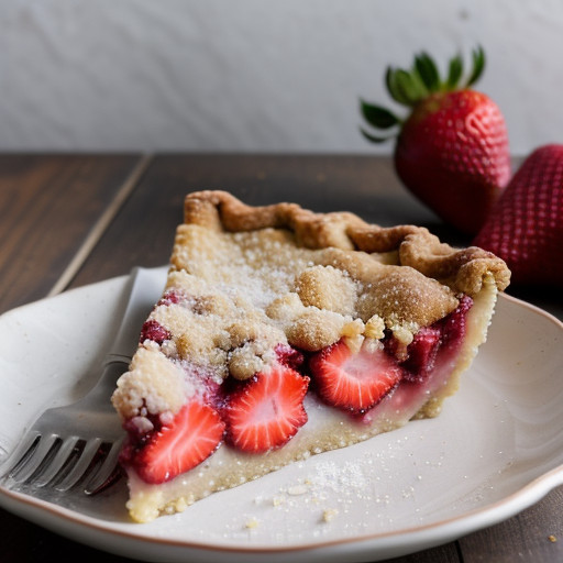 Strawberry Crumb Pie recipe image