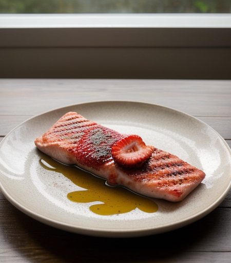 Strawberry Flavored Compound Butter for Fish recipe image