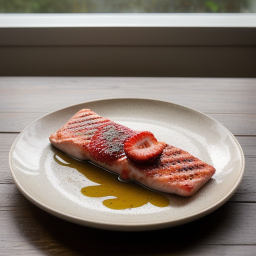 Strawberry Flavored Compound Butter for Fish recipe image