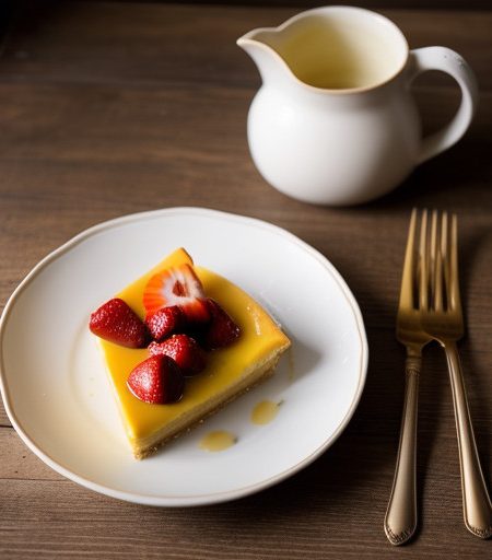 Strawberry Fruit Flan recipe image