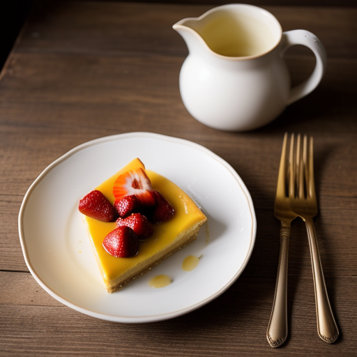 Strawberry Fruit Flan recipe image