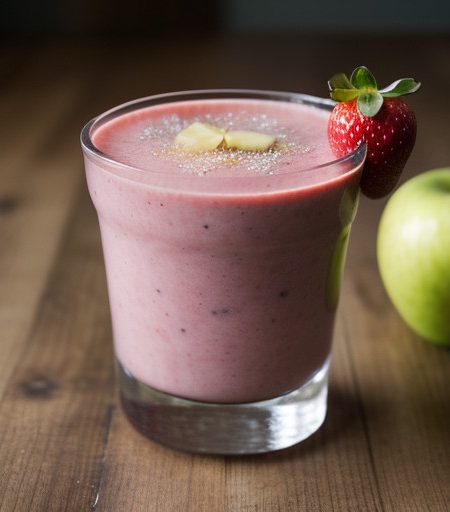 Strawberry Fruit Frost Smoothie recipe image