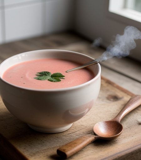 Strawberry Ginger Soup recipe image