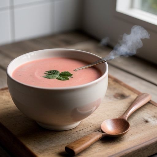 Strawberry Ginger Soup recipe image