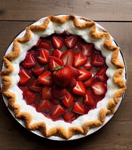 Strawberry Glace Pie recipe image