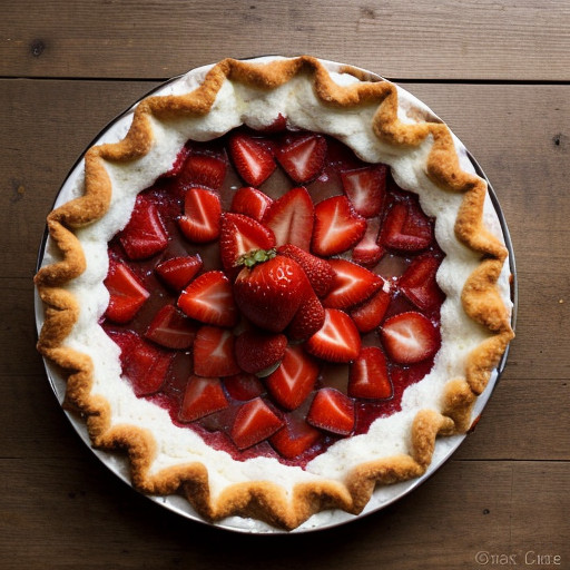 Strawberry Glace Pie recipe image