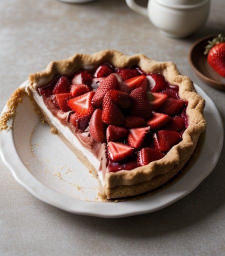 Strawberry Glace Pie recipe image